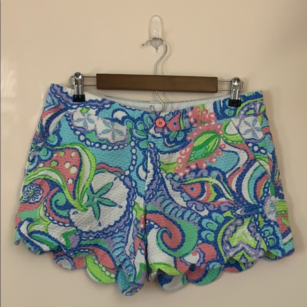 Scalloped Lilly Pulitzer Shorts